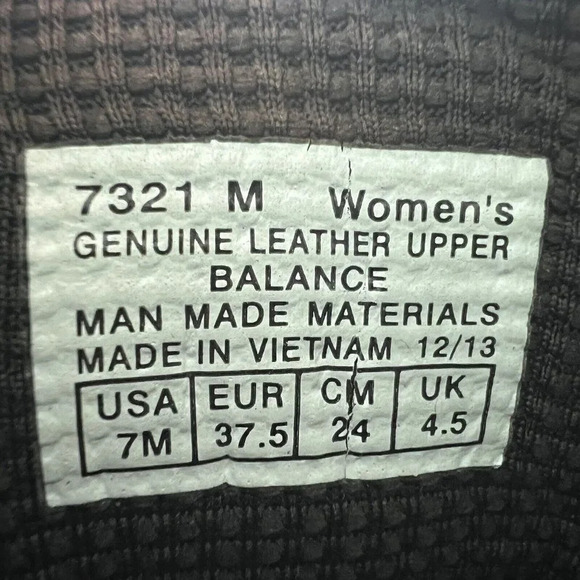 Vasque 7321 Grand Traverse Lace Up Low Top Hiking Boots Shoes Women's Size 7 - Picture 8 of 8